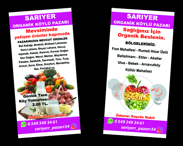 Broş&uuml;r 10x20 Ebatında 130 gr. Kuşe &Ccedil;ift Y&ouml;n Renkli